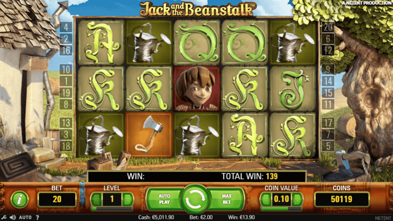 Jack and the Beanstalk Gratis Spins