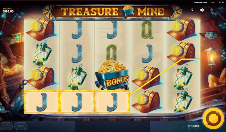 Treasure Mine Gratis Spins