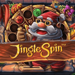 Jingle Spin logo achtergrond