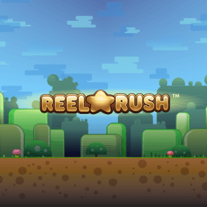 Reel Rush logo achtergrond