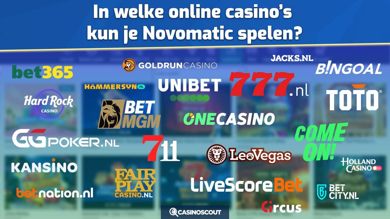 casino's met novomatic