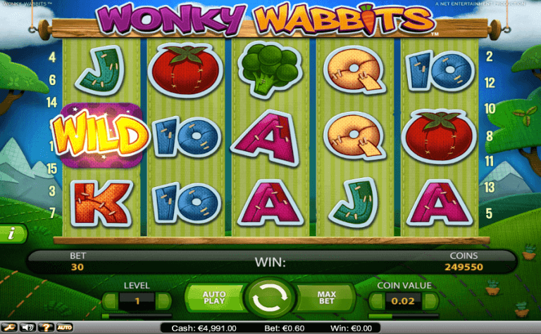 Wonky Wabbits Bonus