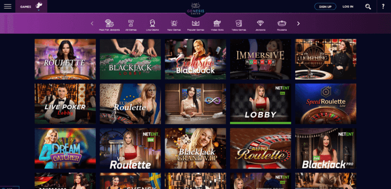 Genesis Casino Screenshot 3