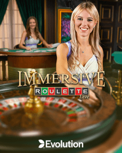Immersive Roulette logo achtergrond