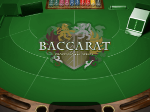 Baccarat logo achtergrond