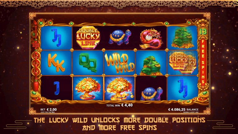 Double Lucky Line Gratis Spins