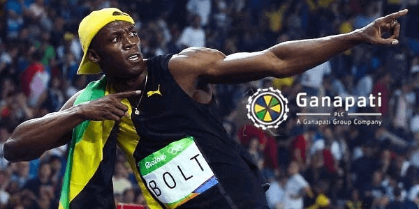 Ganapati en Usain Bolt gaan gokkast uitbrengen