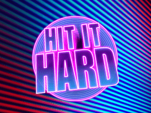Hit It Hard side logo review