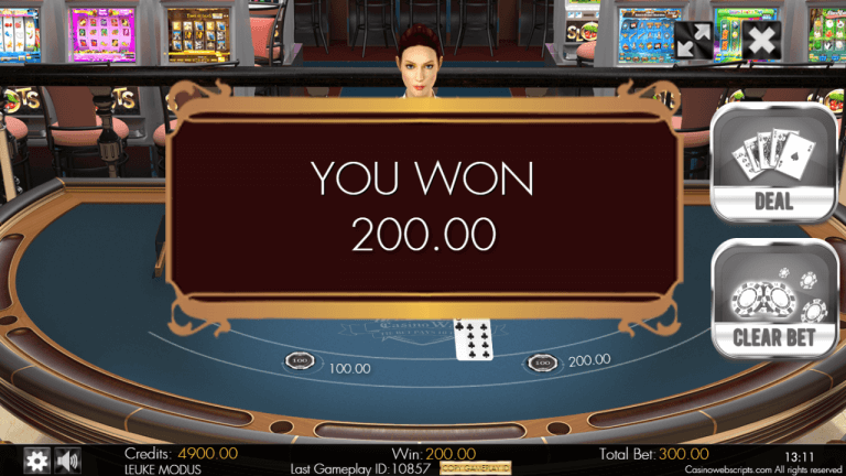 Casino War Bonus
