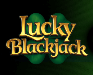 Lucky Blackjack logo achtergrond