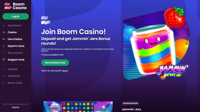 Boom Casino Screenshot 1