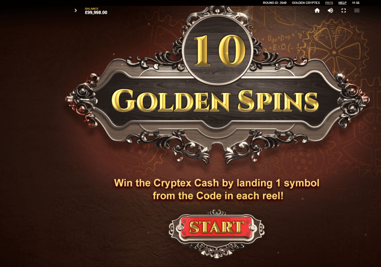 Golden Cryptex Gratis Spins