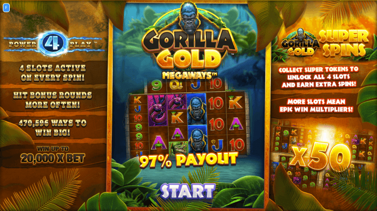 Gorilla Gold Megaways Bonus