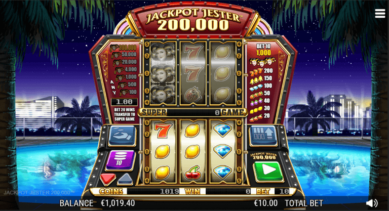 Jackpot Jester 200,000 Bonus