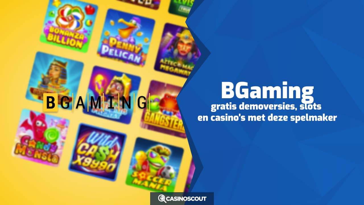 BGaming: gratis demoversies, slots en casino’s met deze spelmaker logo