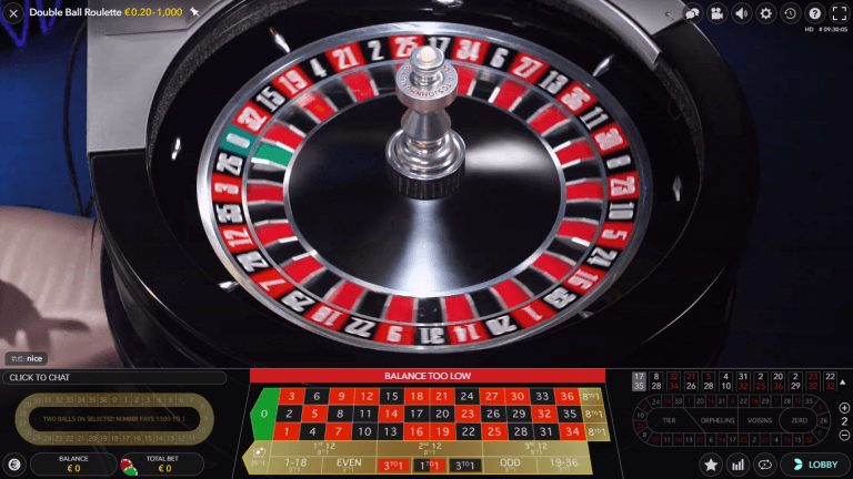 Double Ball Roulette Online