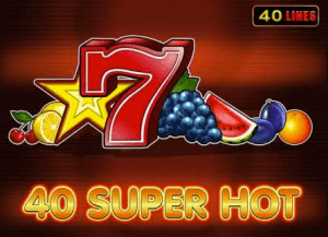 40 Super Hot logo achtergrond