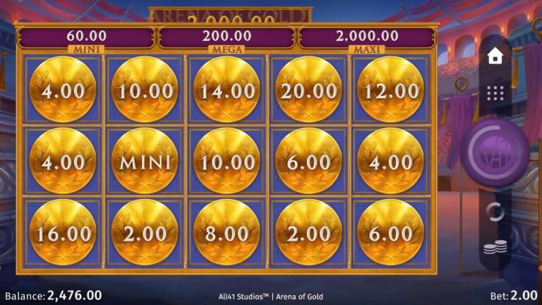 Arena Gold Bonus