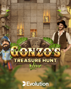 Gonzo’s Treasure Hunt Live logo achtergrond