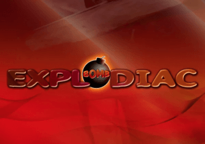 Explodiac logo achtergrond