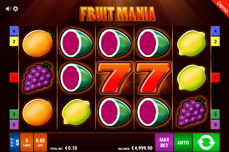 Fruit Mania Gratis Spins