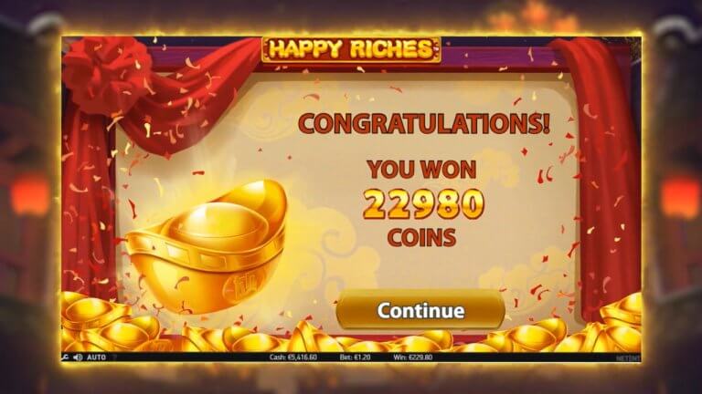 Happy Riches Bonus