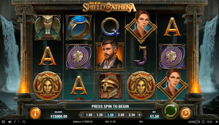 Rich Wilde and the Shield of Athena Gratis Spins