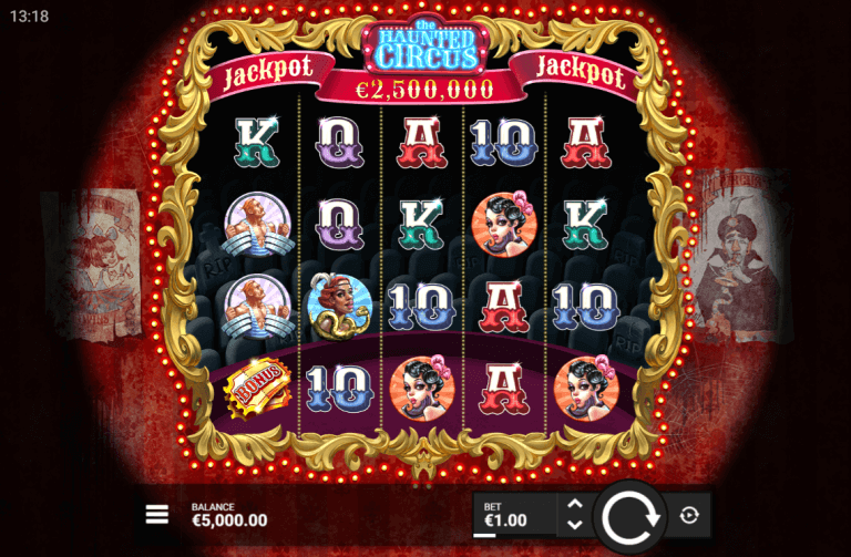 The Haunted Circus Gratis Spins