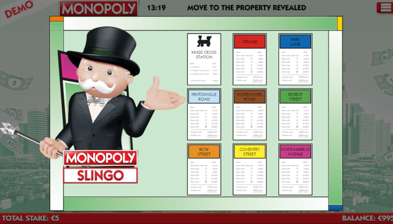 Slingo Monopoly spelen