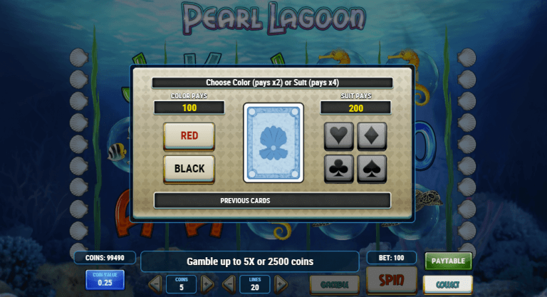Pearl Lagoon Bonus