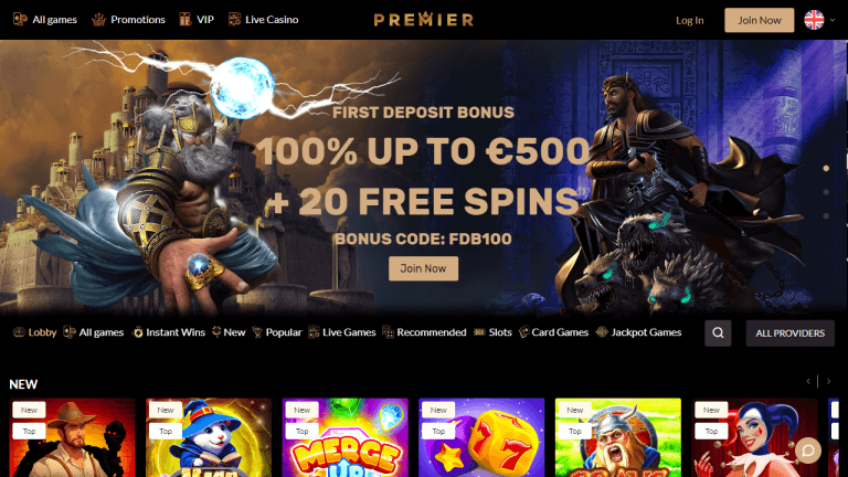 Premier Casino Screenshot 1