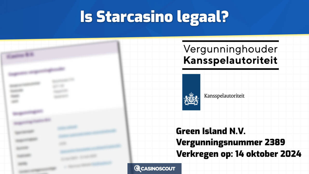 Starcasino vergunning