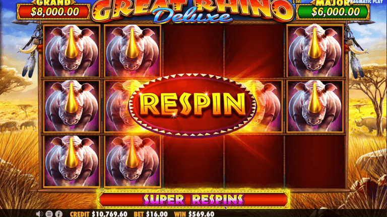 Great Rhino Deluxe Gratis Spins