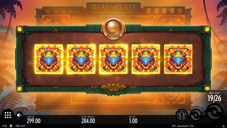 Beat The Beast: Quetzalcoatls Trial Bonus