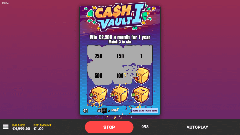 Cash Vault I Bonus