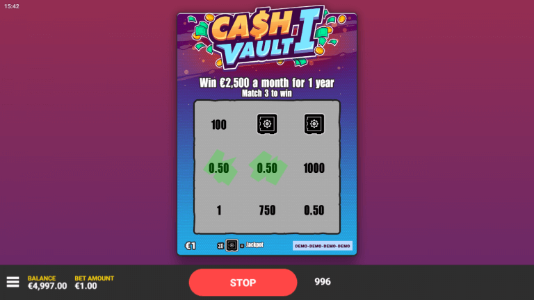 Cash Vault I spelen