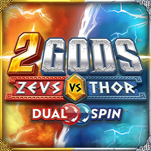 2 Gods Zeus Vs Thor logo achtergrond