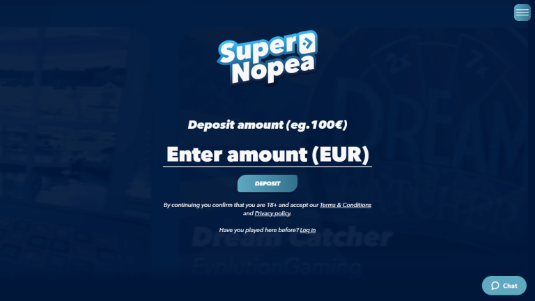 SuperNopea Casino Screenshot 2