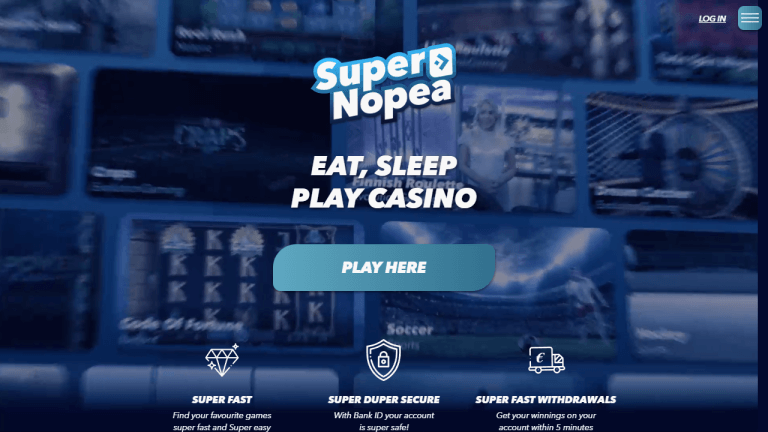 SuperNopea Casino Screenshot 1