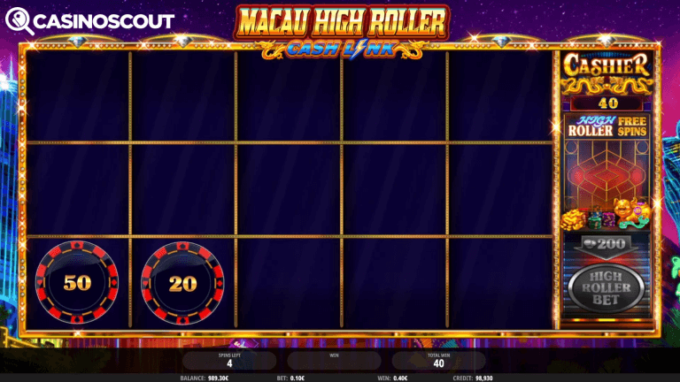 Macau High Roller Gratis Spins