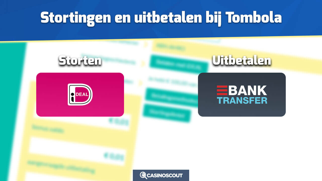 Tombola storten en uitbetalen