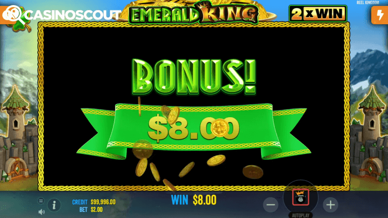 Emerald King Bonus