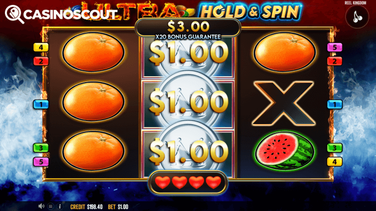 Ultra Hold and Spin Gratis Spins