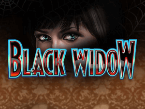 Black Widow logo achtergrond