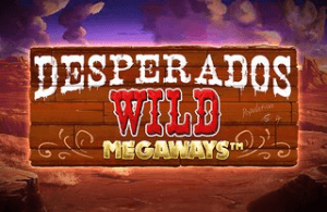 Desperados Wild Megaways slot review logo achtergrond