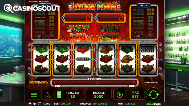 Sizzling Peppers Gratis Spins