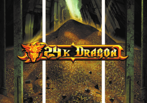 24K Dragon logo achtergrond