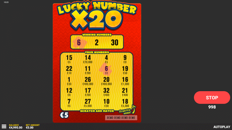 Lucky Number x20 Online