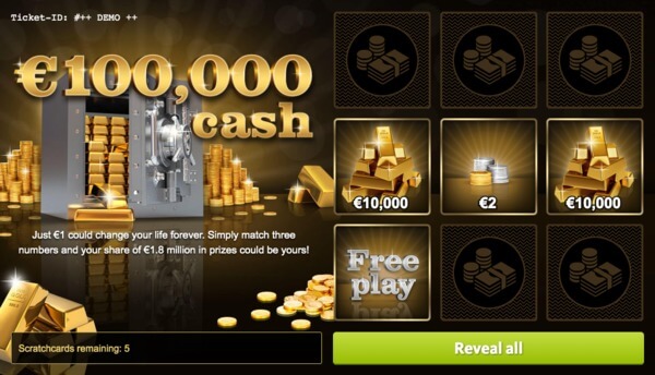 100k Cash Scratch Bonus