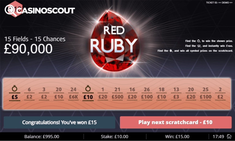 Red Ruby spelen